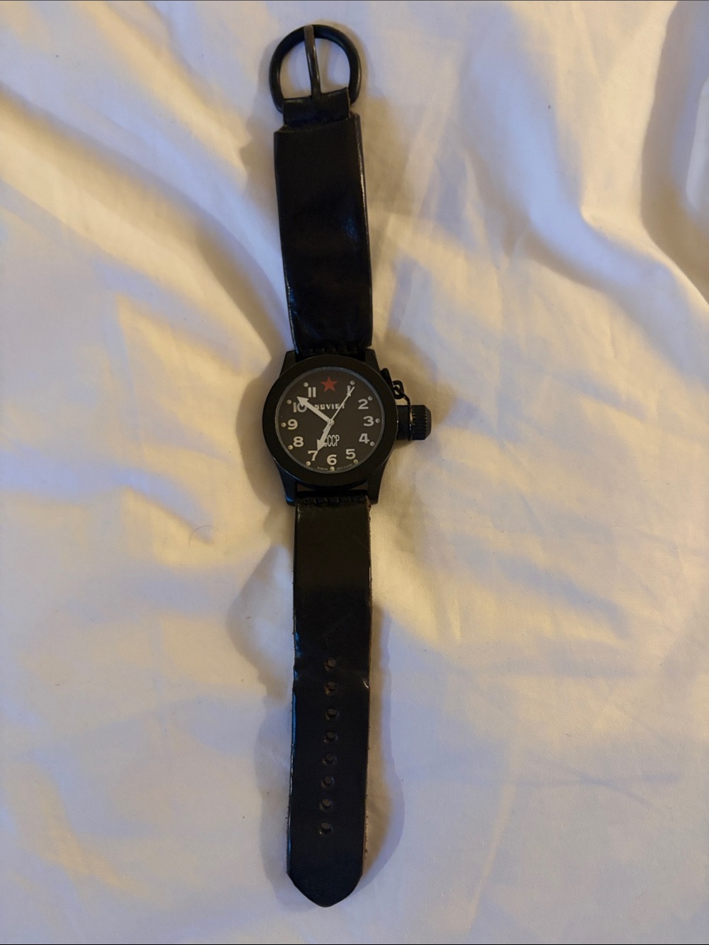 GRUEN SOVIET CCCP Vintage 1989 Russian Movement Military Style Watch